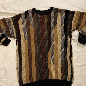 Vintage TUNDRA Multicolor Striped Sweater